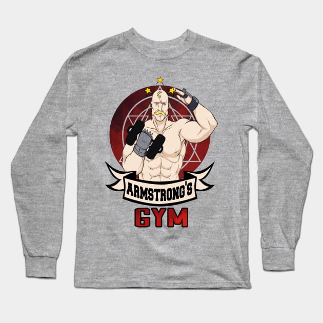 Armstrong's Gym Long Sleeve T-Shirt by kurticide